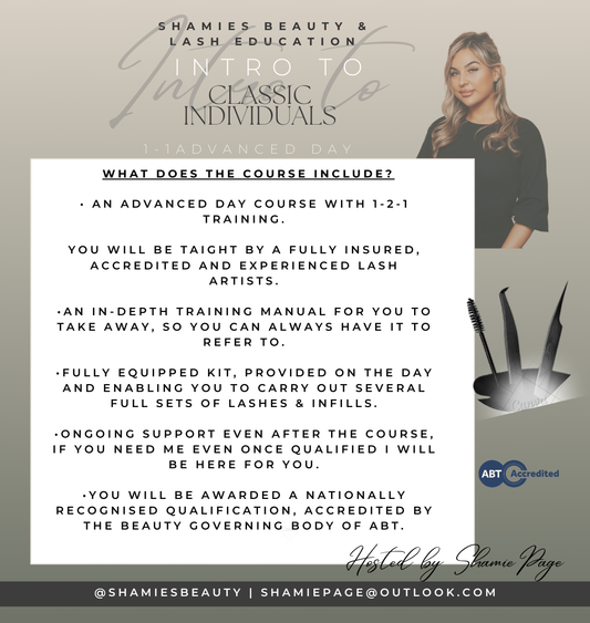 Classic Lash Extension 1-to-1 Training Day