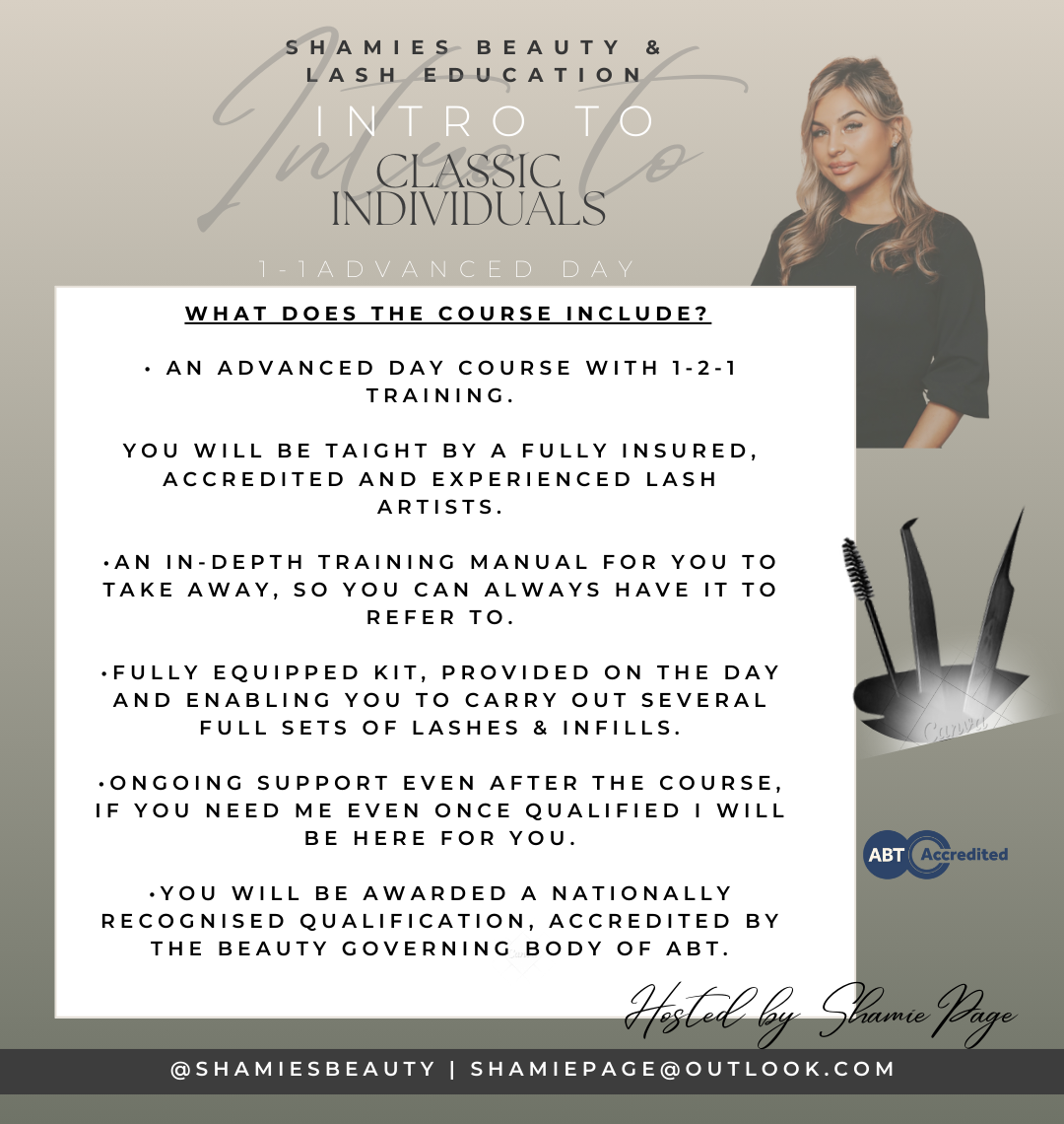 Classic Lash Extension 1-to-1 Training Day