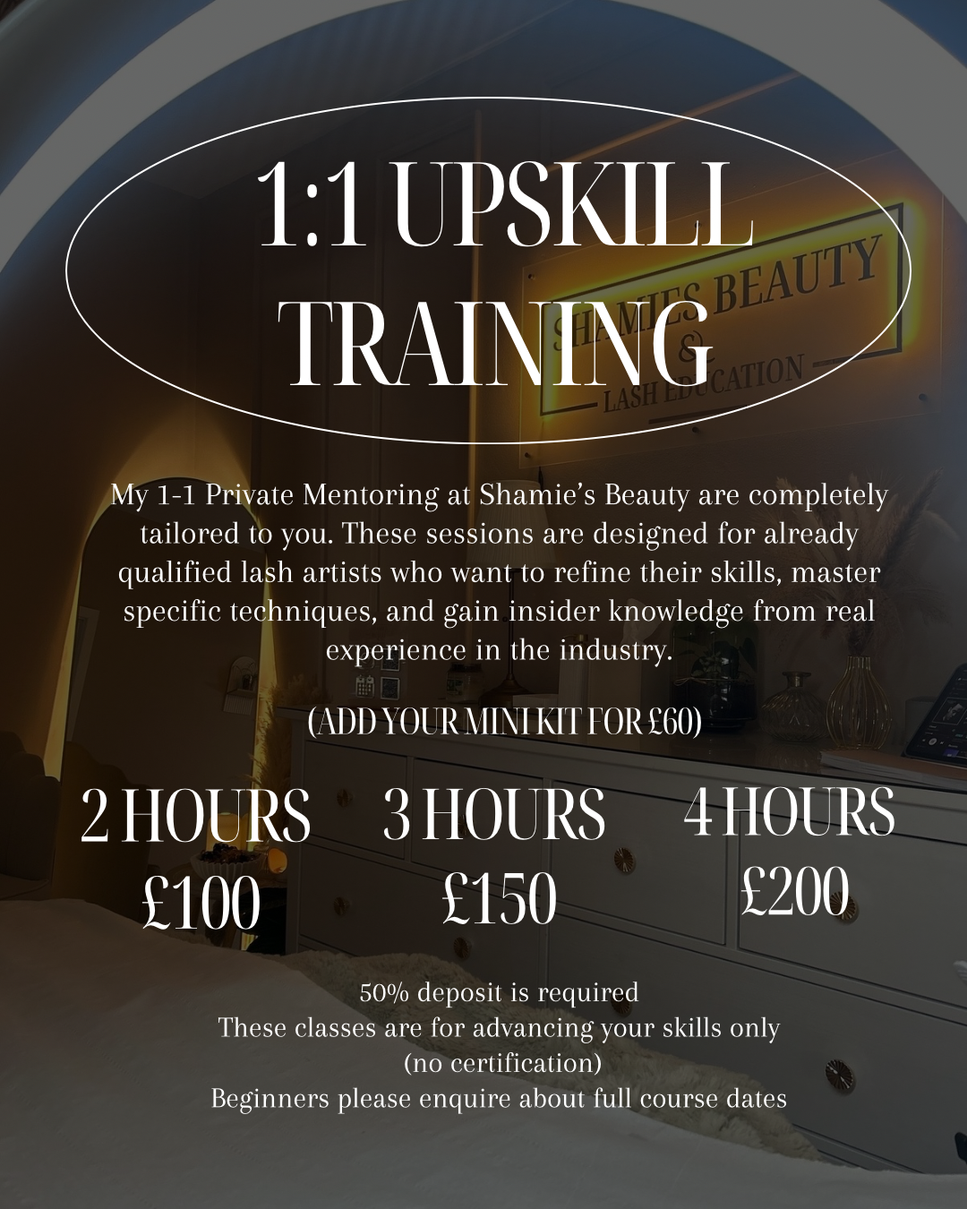 1:1 UPSKILL TRAINING